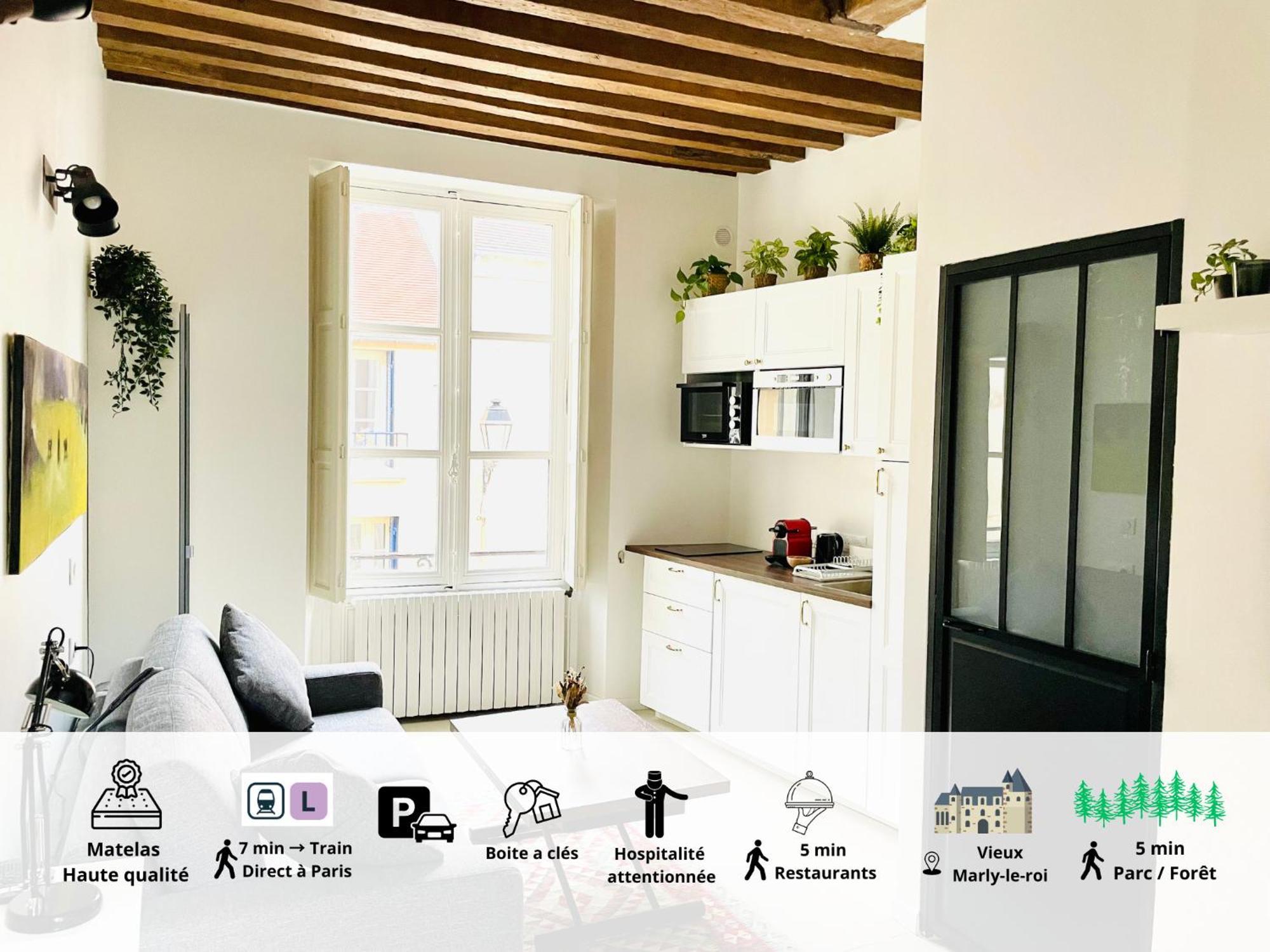 Studio Renove Et Tres Fonctionnel, Marly-Le-Roi Zewnętrze zdjęcie